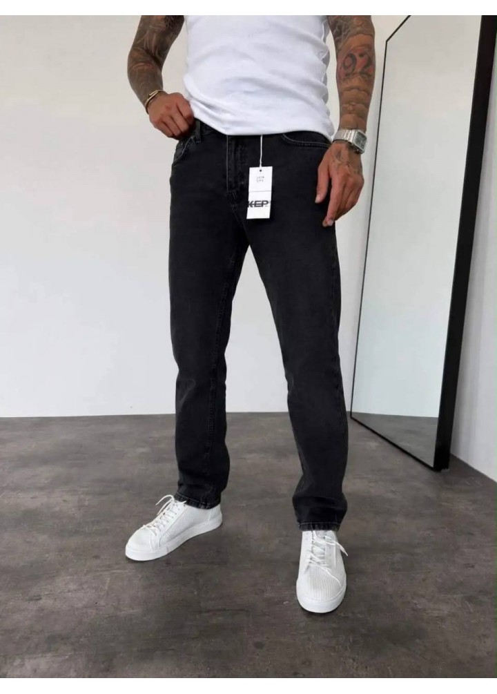 REGULAR SİYAH KOT PANTOLON